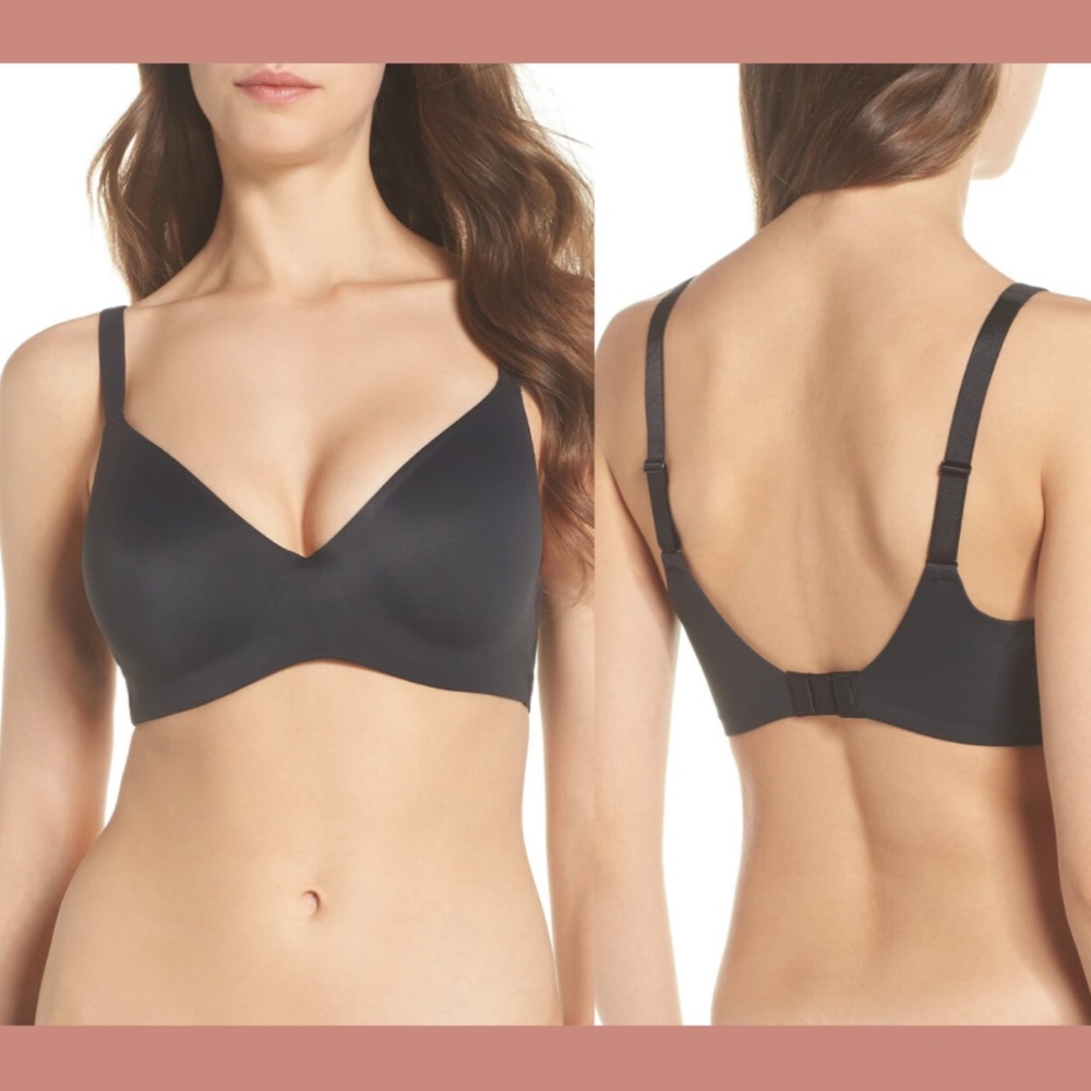 NEW‎ Wacoal Flawless Comfort Seamless Underwire Bra in Black [SZ 40D ]